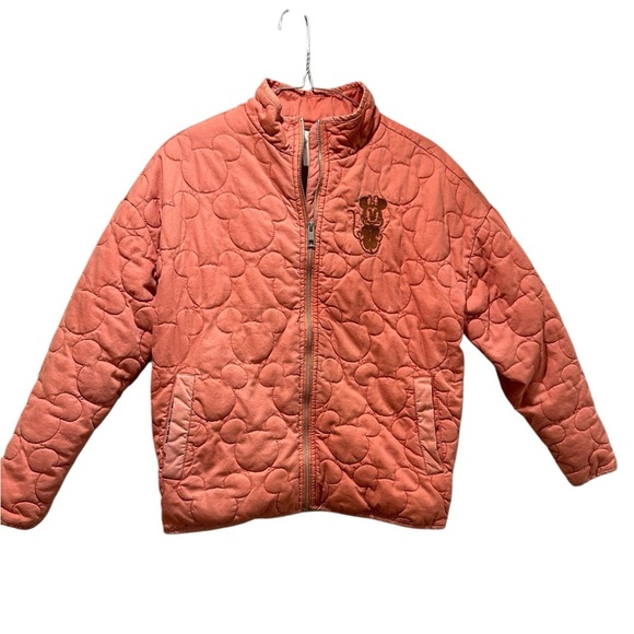 Disney Park Minnie Mickey Quilted Jacket XS - Picture 2 of 13